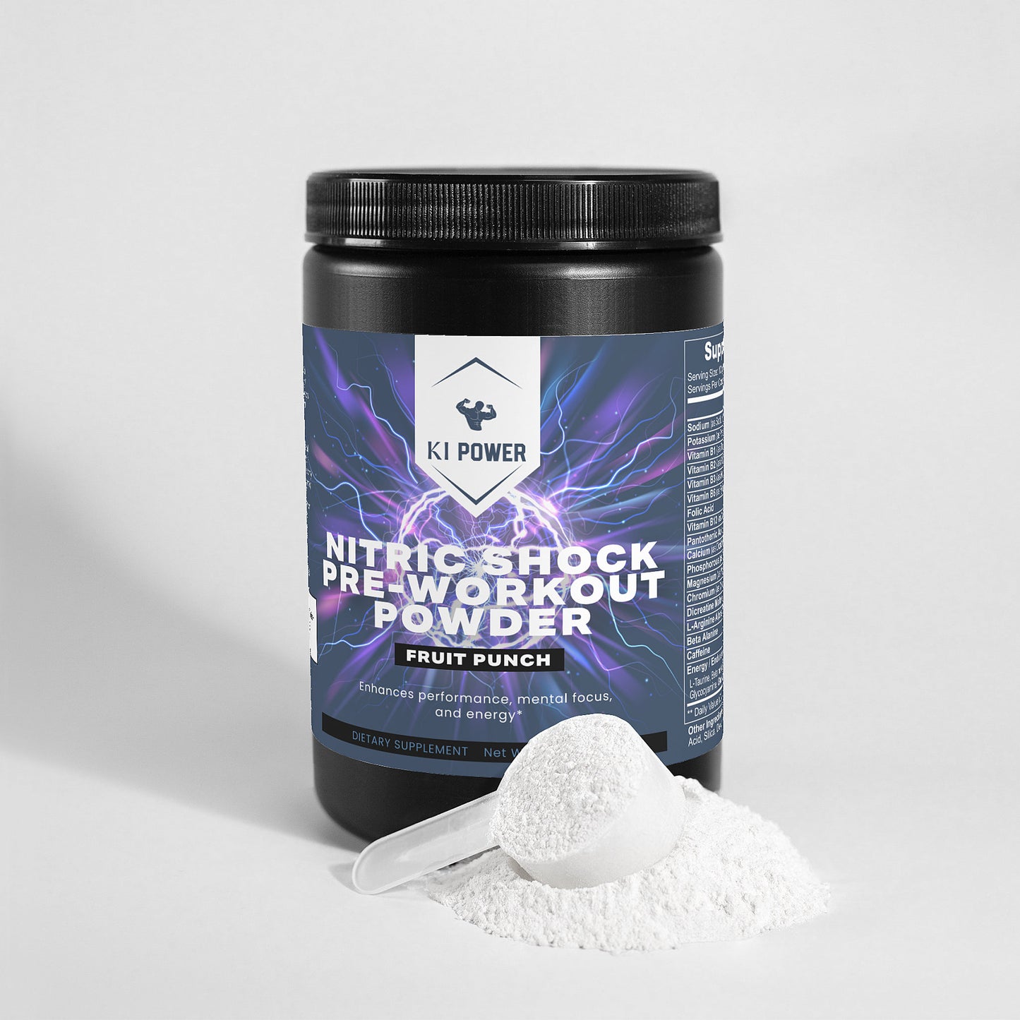 Ki Nitric Shock Pre-Workout Powder (Fruit Punch)