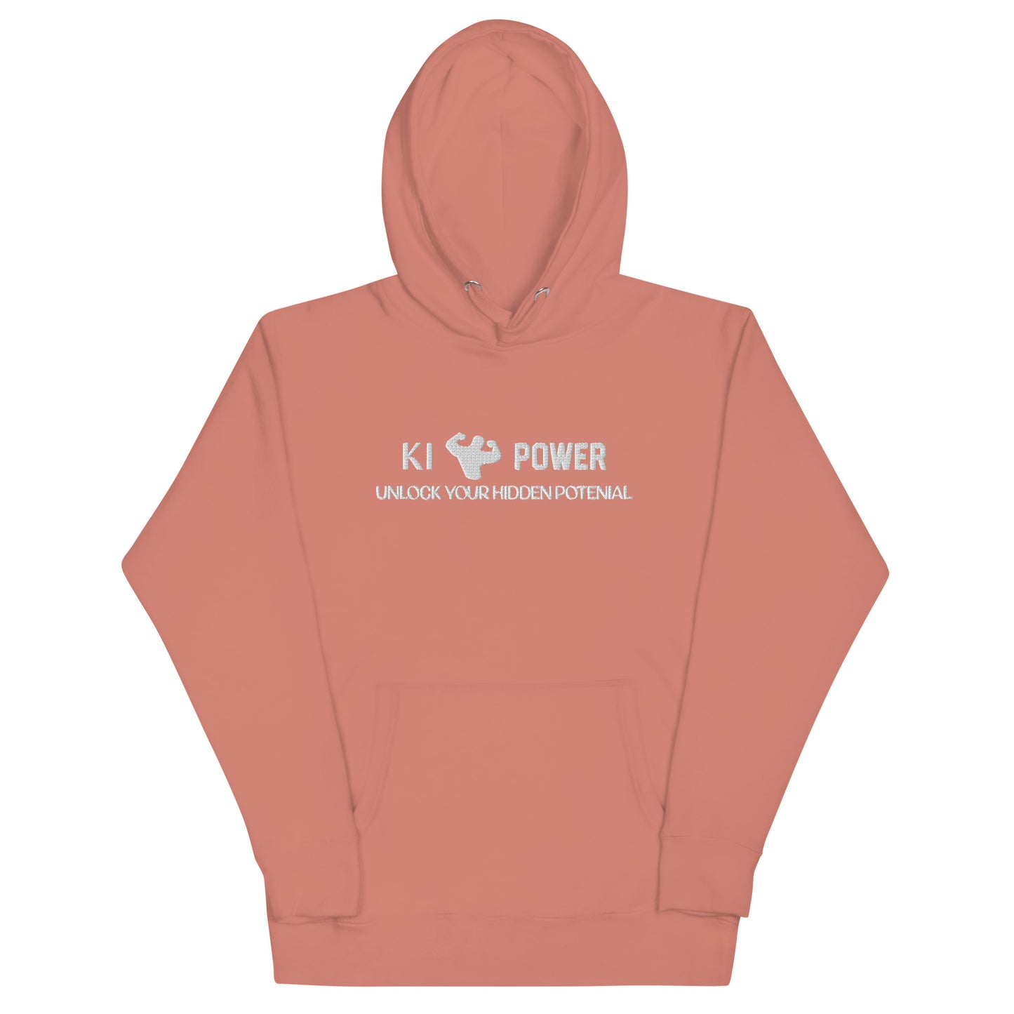 Ki Power Logo 2 Hoodie (White Logo)