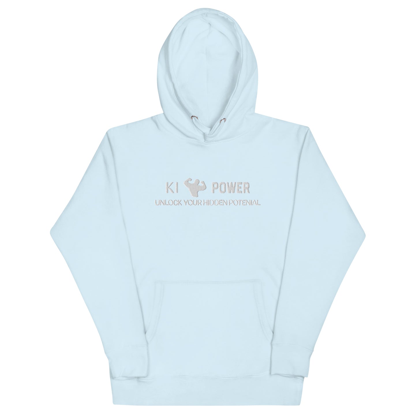 Ki Power Logo 2 Hoodie (White Logo)