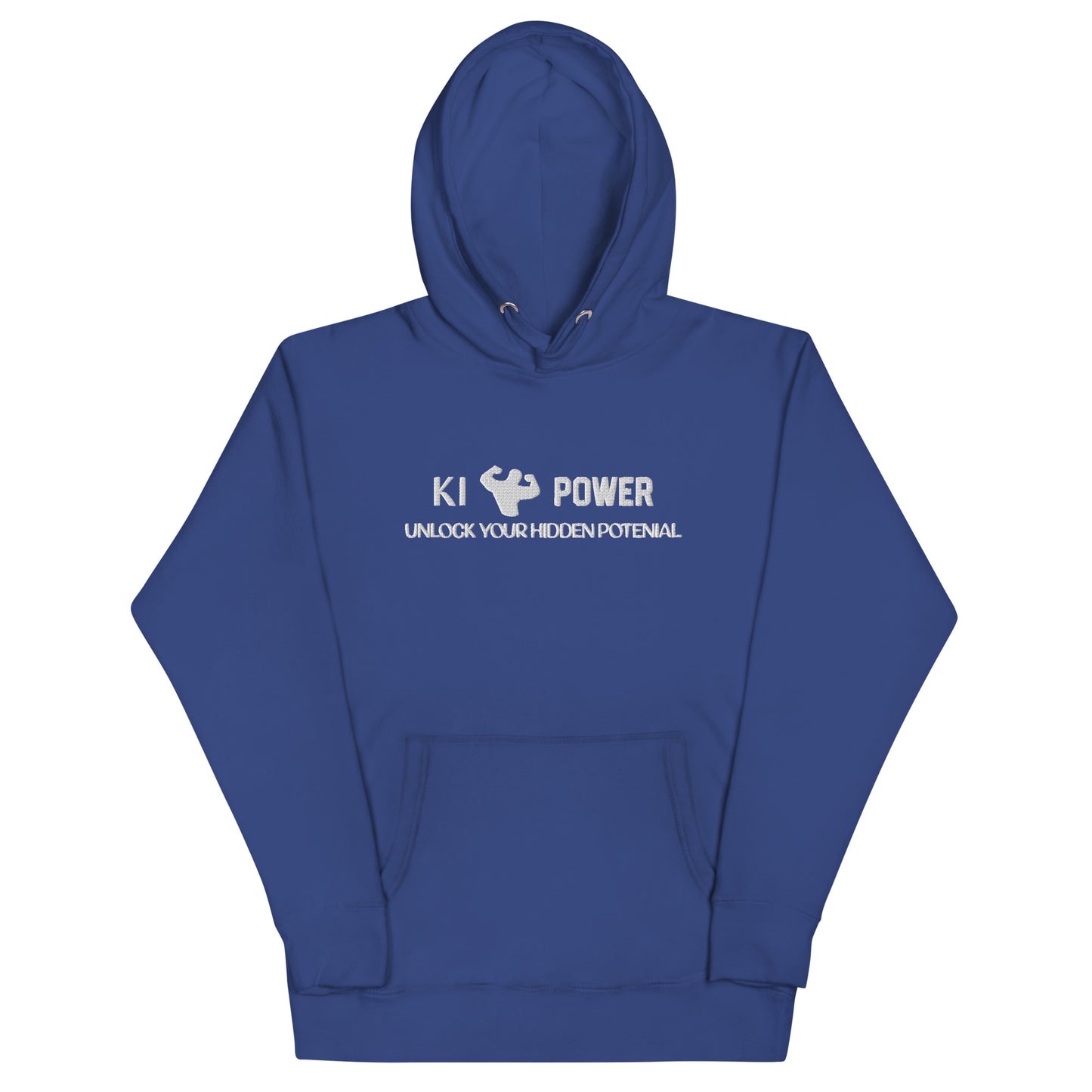 Ki Power Logo 2 Hoodie (White Logo)